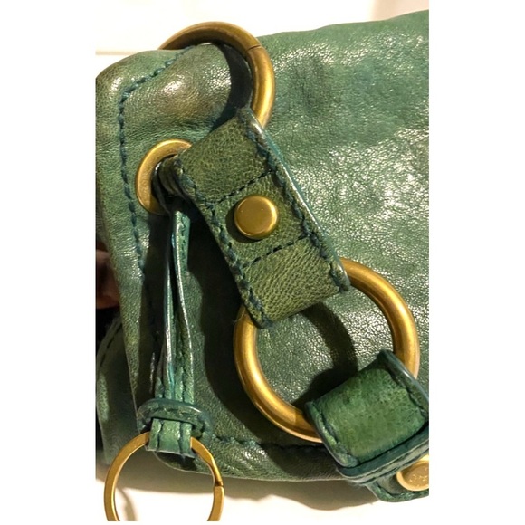 Fossil Green Leather hobo Handbag - Picture 5 of 10